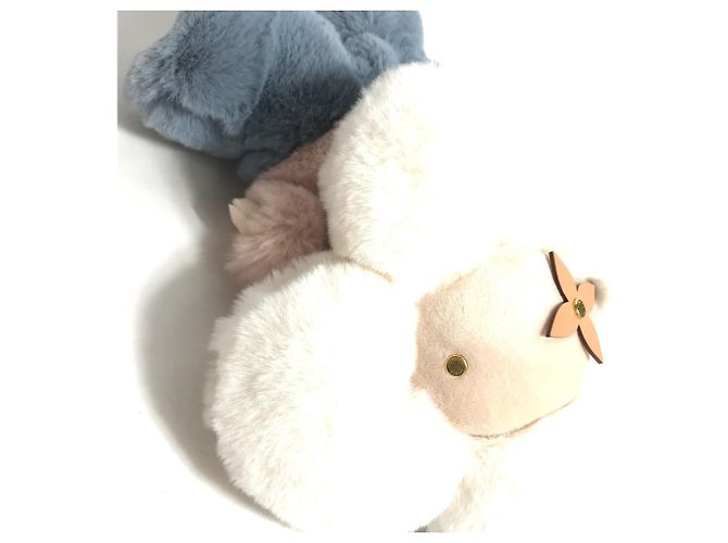 Poupée Doudou Vivienne GI0445 de Louis Vuitton Blanc Bleu - vue 11