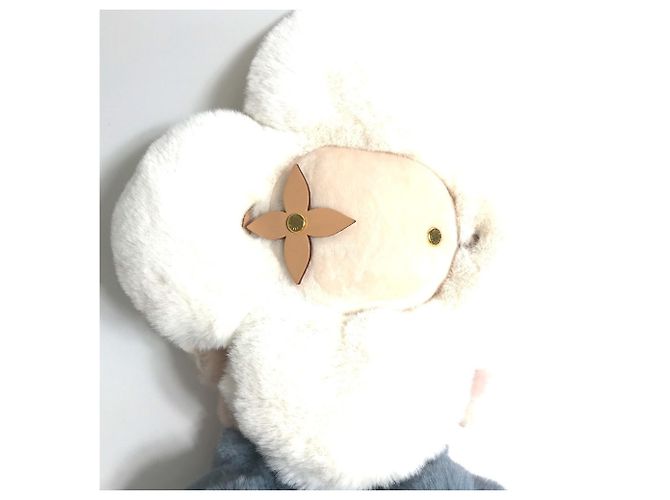 Poupée Doudou Vivienne GI0445 de Louis Vuitton Blanc Bleu - vue 2