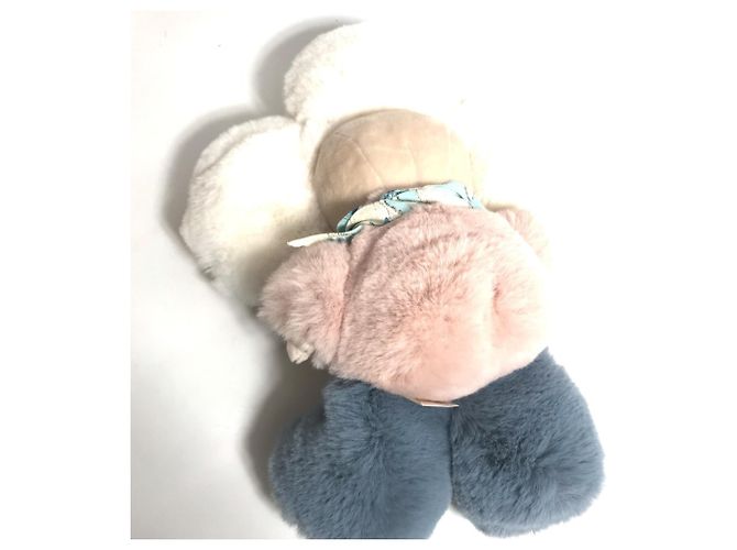 Poupée Doudou Vivienne GI0445 de Louis Vuitton Blanc Bleu - vue 6