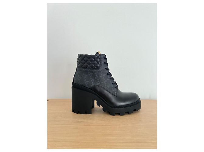Stivaletti Gucci Neri Donna Nero - vista 10