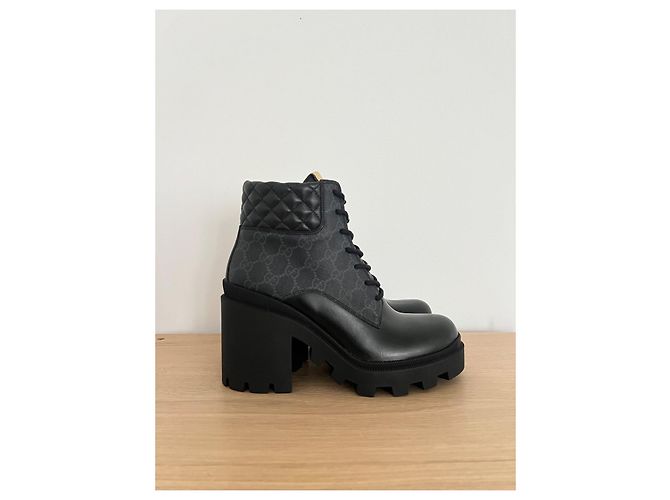 Stivaletti Gucci Neri Donna Nero - vista 2