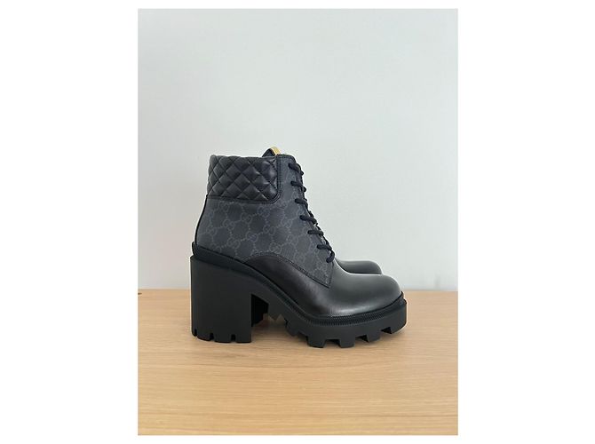 Stivaletti Gucci Neri Donna Nero - vista 3