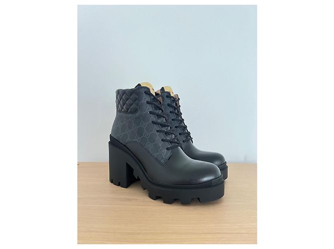 Stivaletti Gucci Neri Donna Nero - vista 4