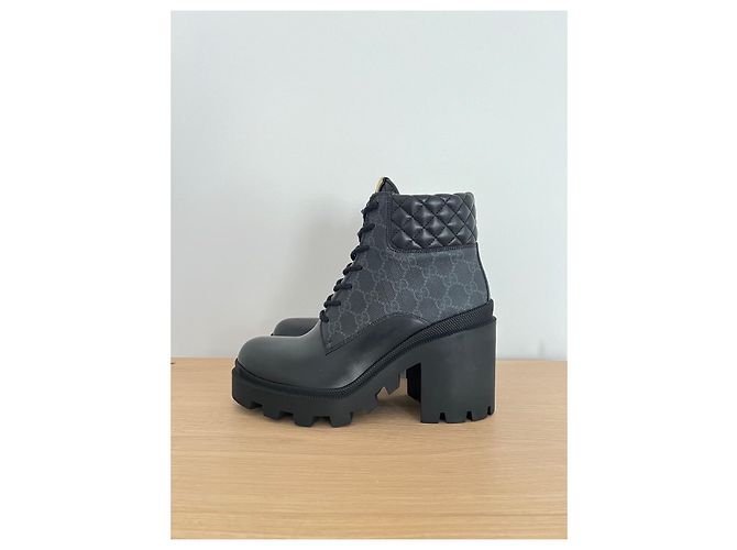 Stivaletti Gucci Neri Donna Nero - vista 7