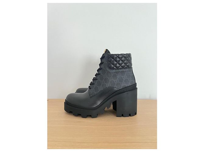 Stivaletti Gucci Neri Donna Nero - vista 8