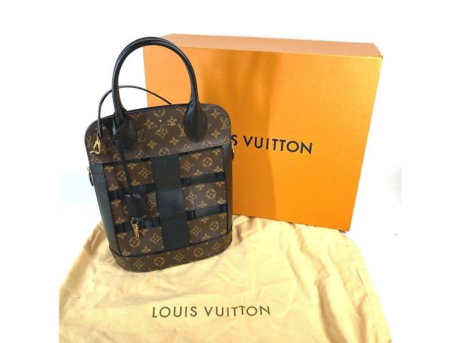 Borsa a spalla Monogram Traceage di Louis Vuitton Marrone Nero - vista 12