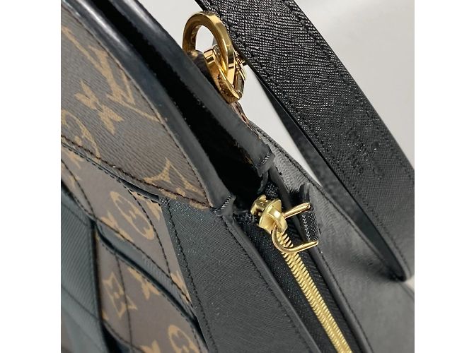 Borsa a spalla Monogram Traceage di Louis Vuitton Marrone Nero - vista 4
