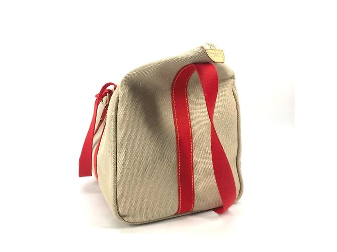 Borsa a Spalla Weekend Antiagua Louis Vuitton Rosso Beige - vista 4