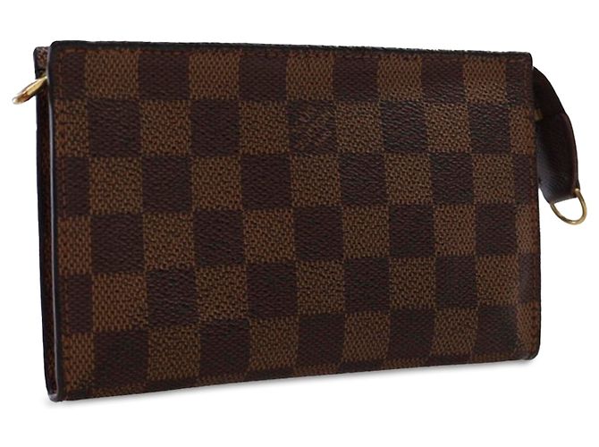Bucket Pochette a secchiello Marais Damier Ebene marrone Louis Vuitton - vista 2