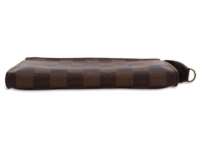 Bucket Pochette a secchiello Marais Damier Ebene marrone Louis Vuitton - vista 4