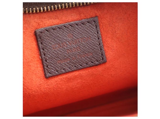 Bucket Pochette a secchiello Marais Damier Ebene marrone Louis Vuitton - vista 6