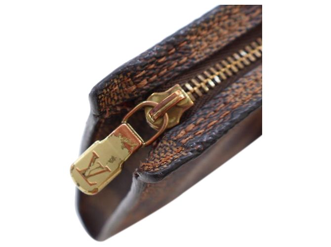 Bucket Pochette a secchiello Marais Damier Ebene marrone Louis Vuitton - vista 7