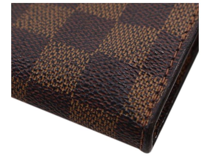 Bucket Pochette a secchiello Marais Damier Ebene marrone Louis Vuitton - vista 9