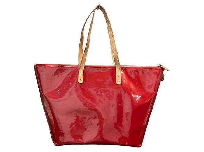 Borsa Tote Vernis Bellevue GM di Louis Vuitton Bordò - vista 2