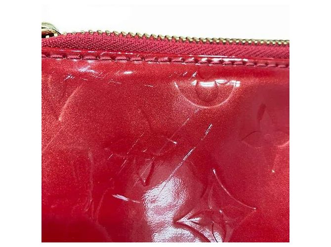 Borsa Tote Vernis Bellevue GM di Louis Vuitton Bordò - vista 9