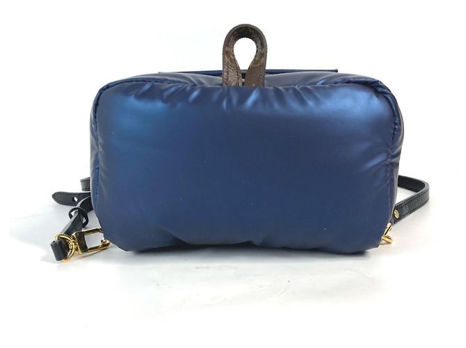 Zaino Mini Palm Springs Monogram Louis Vuitton Marrone Blu navy - vista 4
