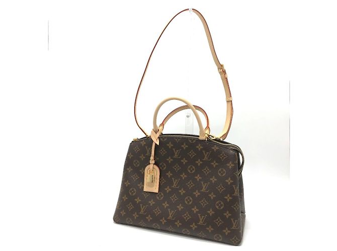 Borsa Louis Vuitton Monogram Grand Palais MM Marrone Monogramma - vista 5