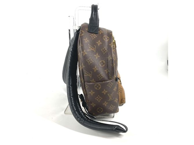 Twist Zaino Palm Springs PM Monogram Reverse Louis Vuitton Marrone Beige - vista 2