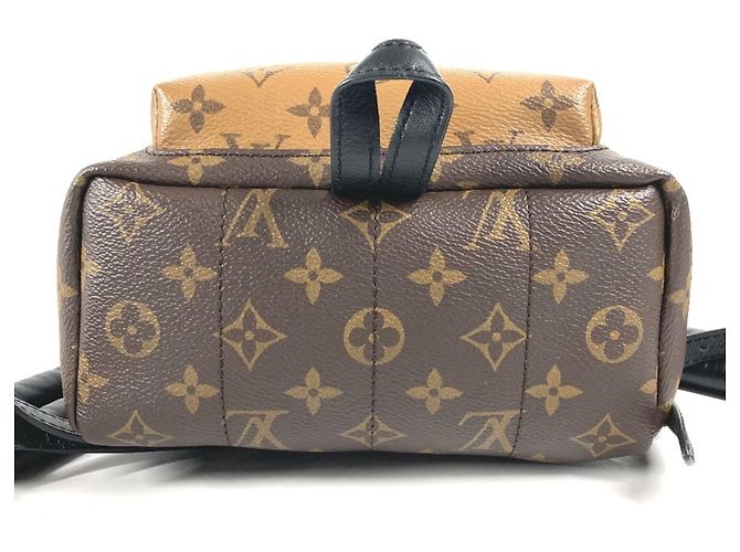 Twist Zaino Palm Springs PM Monogram Reverse Louis Vuitton Marrone Beige - vista 3