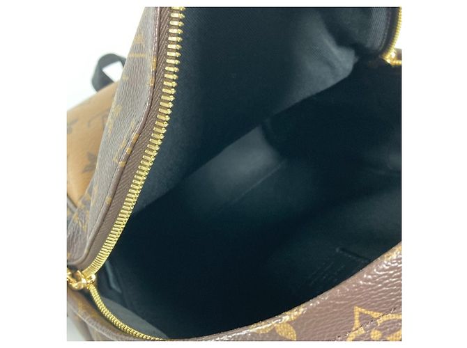 Twist Zaino Palm Springs PM Monogram Reverse Louis Vuitton Marrone Beige - vista 8