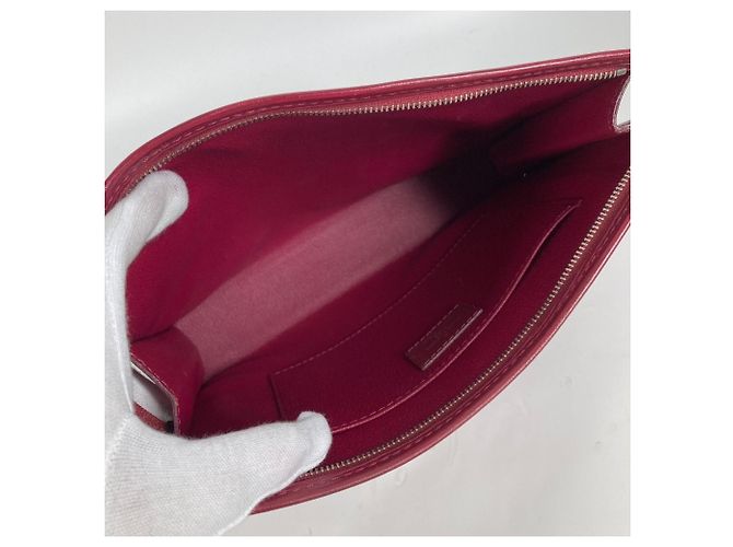 Pochette da Toilette 26 Epi di Louis Vuitton Rosso Fuschia - vista 12