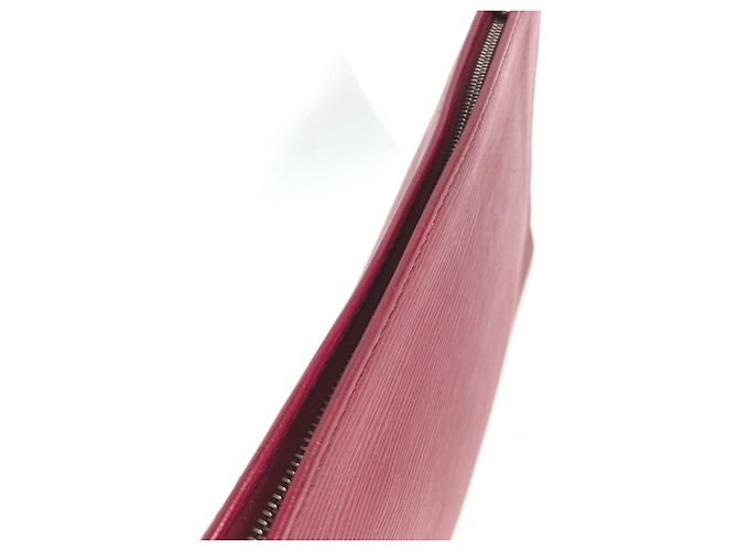 Pochette da Toilette 26 Epi di Louis Vuitton Rosso Fuschia - vista 9