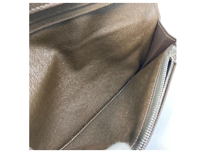 Cartera Larga Brazza Taiga Louis Vuitton Castaño - vista 11