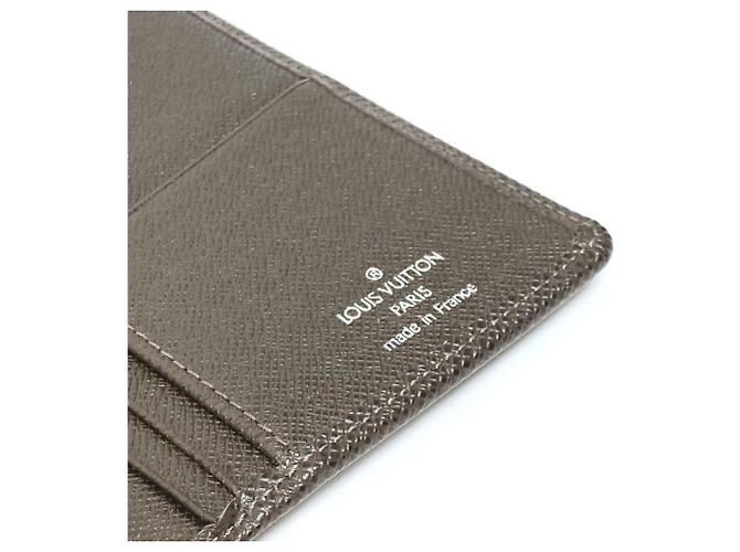 Cartera Larga Brazza Taiga Louis Vuitton Castaño - vista 7