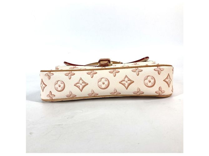 Borsa Accessori Maxi Pochette Monogram Louis Vuitton Beige - vista 4