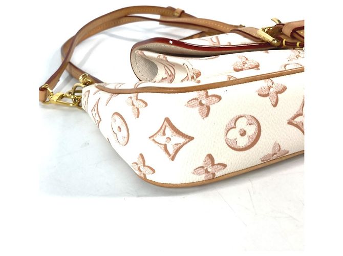 Borsa Accessori Maxi Pochette Monogram Louis Vuitton Beige - vista 6