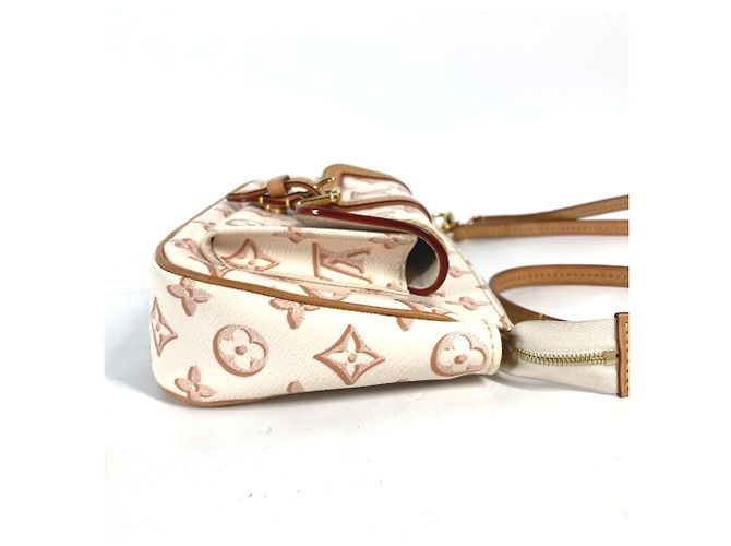 Borsa Accessori Maxi Pochette Monogram Louis Vuitton Beige - vista 8