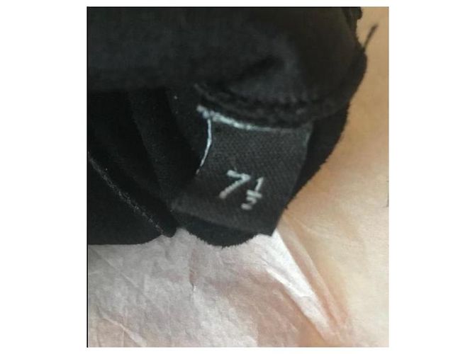 Guantes de cuero Chanel Nuevos Negro - vista 5