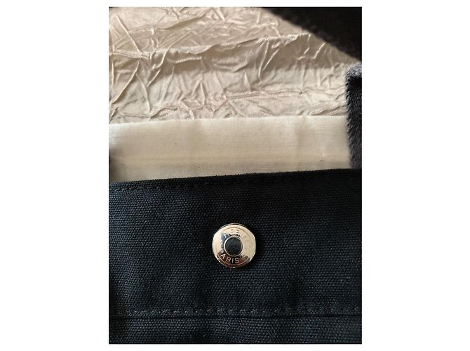 Toto Bag Hermès Borsa in tela nera Toto Nero - vista 3