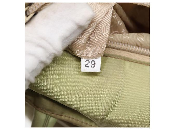PRADA Borsa Tote Nylon Argento Verde Pistacchio Auth hk1563 - vista 12