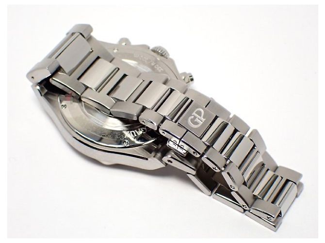 Girard-Perregaux GIRARD PERREGAUX Laureato Cronógrafo 42 MM prata x preto Produtos genuínos Masculinos - vista 6