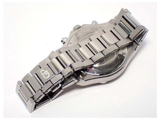 Girard-Perregaux GIRARD PERREGAUX Laureato Cronógrafo 42 MM prata x preto Produtos genuínos Masculinos - vista 7