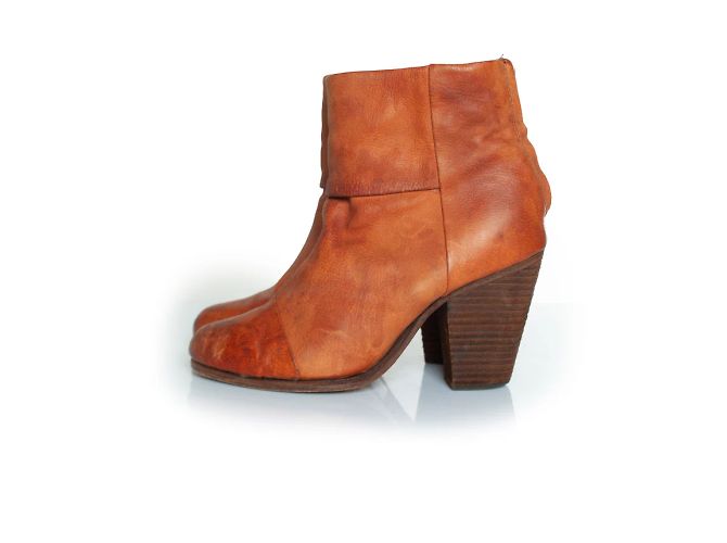 Rag & Bone, botas de tornozelo com zíper traseiro Newbury, NY Marrom - vista 2