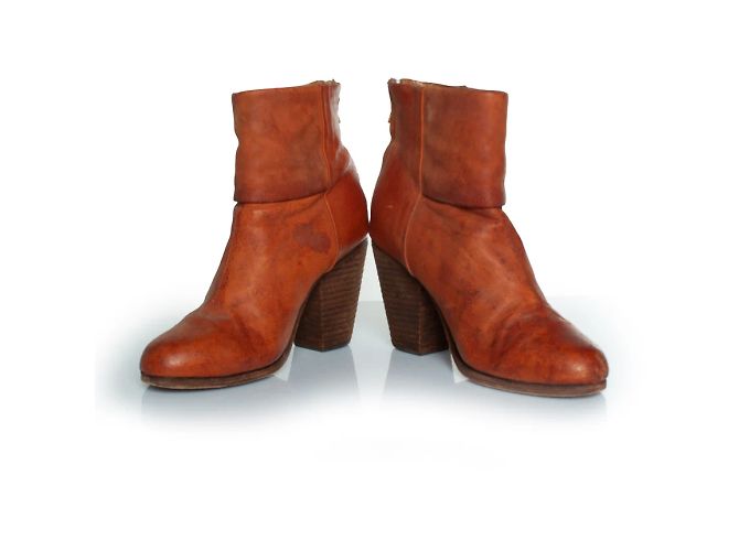 Rag & Bone, botas de tornozelo com zíper traseiro Newbury, NY Marrom - vista 5