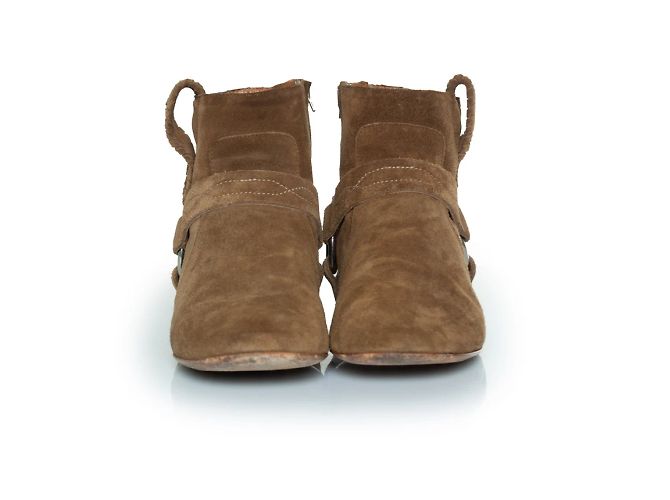 Botines de ante caqui Isabel Marant, Ralph Verde - vista 5