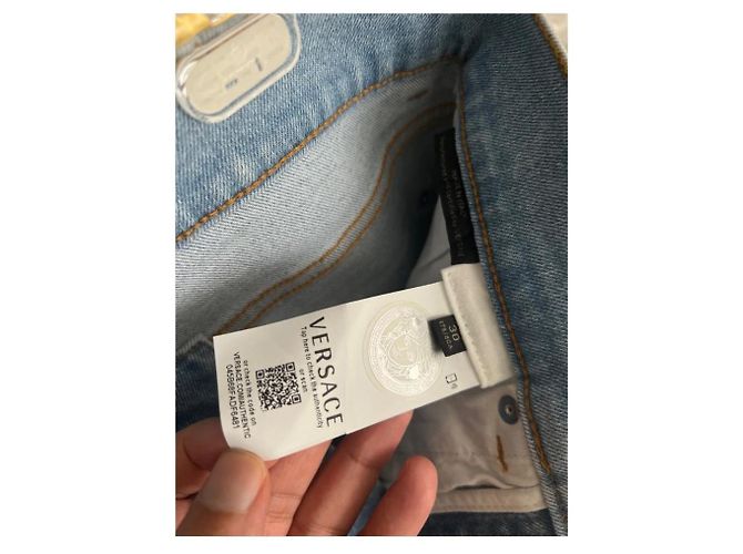 Versace Jeans aus blauer Baumwolle für Herren Größe 30 - Ansicht 7