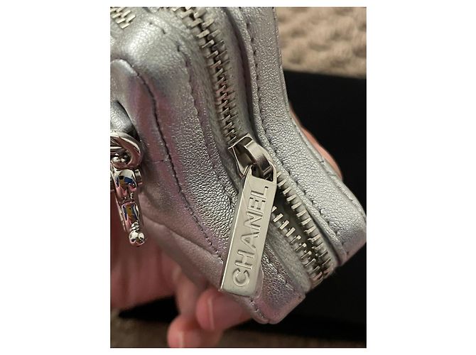 Portamonete Chanel Stella Argento Pelle - vista 7