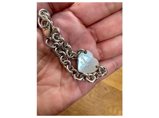 Tiffany & Co Bracciale a catena Return to Tiffany con pendente a forma di cuore Argento - vista 2