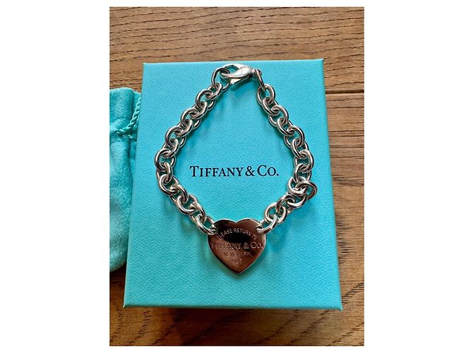 Tiffany & Co Bracciale a catena Return to Tiffany con pendente a forma di cuore Argento - vista 4