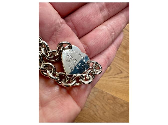 Tiffany & Co Bracciale a catena Return to Tiffany con pendente a forma di cuore Argento - vista 7