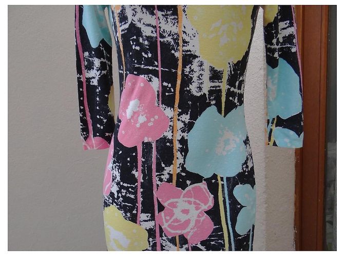 Vestido Blumarine de lã e viscose Multicor - vista 3