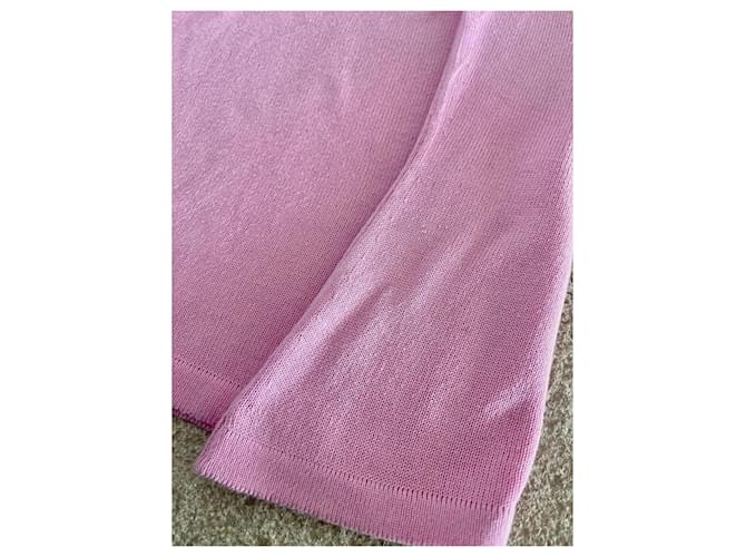 Pull oder Top Barrie V-Ausschnitt Baumwolle rosa Gr. 36-38 Pink Hellblau - Ansicht 11
