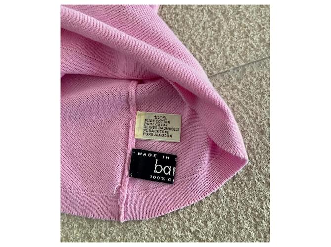 Pull oder Top Barrie V-Ausschnitt Baumwolle rosa Gr. 36-38 Pink Hellblau - Ansicht 7