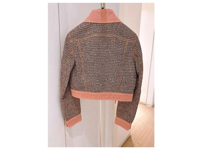 Cambon Chaqueta de mezclilla rosa Chanel 2018 - vista 2