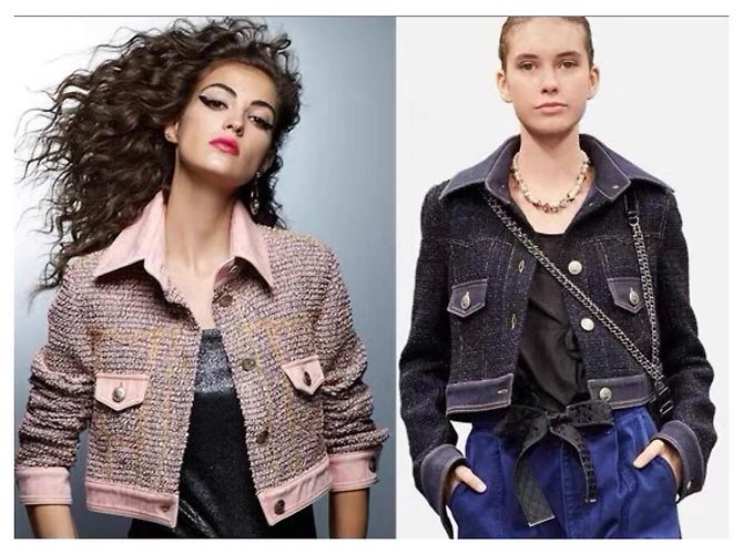 Cambon Chaqueta de mezclilla rosa Chanel 2018 - vista 3
