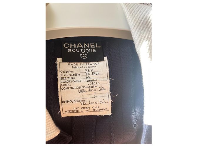 Cambon Chanel Abendmantel marineblau 36 von 1993 - Ansicht 7